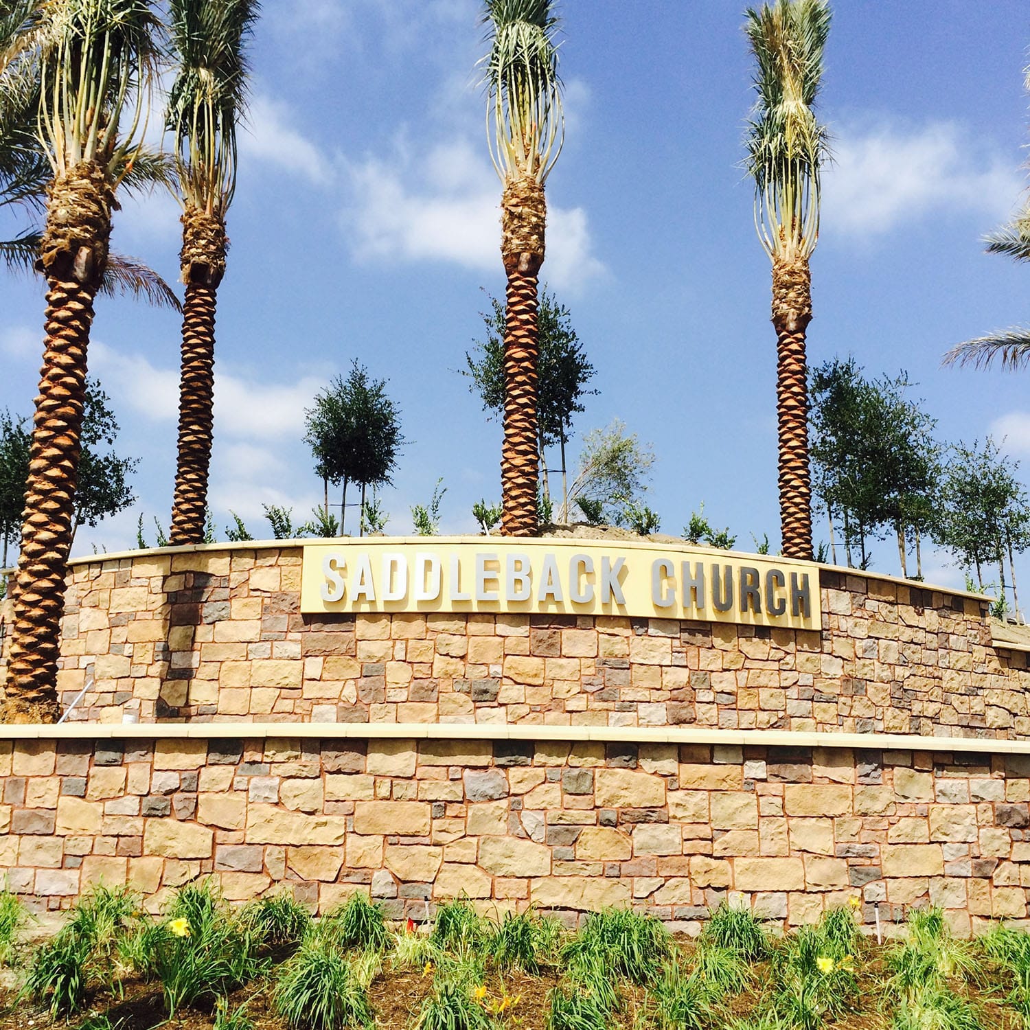 Saddleback Church landscape